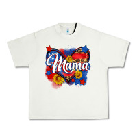 Pistachio American mama heart Urban Heavy Tee - Neo Western