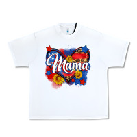 White American mama heart Urban Heavy Tee - Neo Western