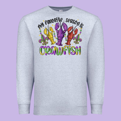 My Favorite Season Is Crawfish Premium Sweatshirt Designed By Maliassmallbusiness