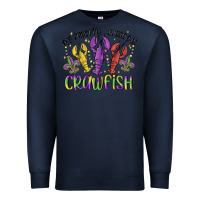 Navy my favorite season is crawfish Premium Sweatshirt - MaliasSmallBusiness