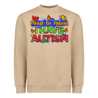Mushroom please be patient i have autism Heavyweight Sweatshirt - Zillion Design Studio