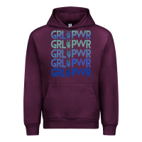 Mauve Wine Girl Power Peace Urban Hoodie - Bettercallsaul