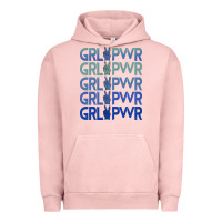 Pigment Salmon Girl Power Peace Urban Hoodie - Bettercallsaul
