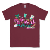 Burgundy physical assistant Classic Tee - AdoDesignShop