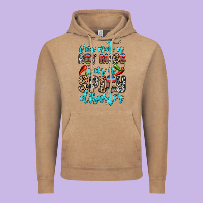 Vintage Hoodie i m not a hot mess i m a spicy disaster