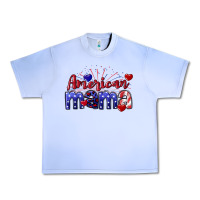 Grape Ice American Mama 4th of july Urban Heavy Tee - CowGirlArtShop