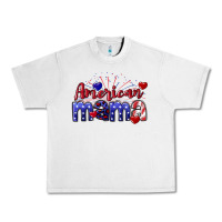 Lunar Rock American Mama 4th of july Urban Heavy Tee - CowGirlArtShop