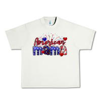 Pistachio American Mama 4th of july Urban Heavy Tee - CowGirlArtShop