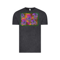 Vintage Black mardi gras mask background Vintage Tee - BarkalooDesign