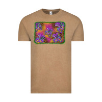 Vintage Coffee mardi gras mask background Vintage Tee - BarkalooDesign