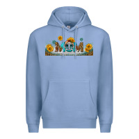 Colony Blue american football mom libbey glass Premium Hoodie - BundleAndBundleShop