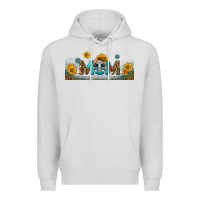 Dove Grey american football mom libbey glass Premium Hoodie - BundleAndBundleShop