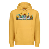 Mustard american football mom libbey glass Premium Hoodie - BundleAndBundleShop