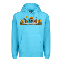 Ocean Blue american football mom libbey glass Premium Hoodie - BundleAndBundleShop