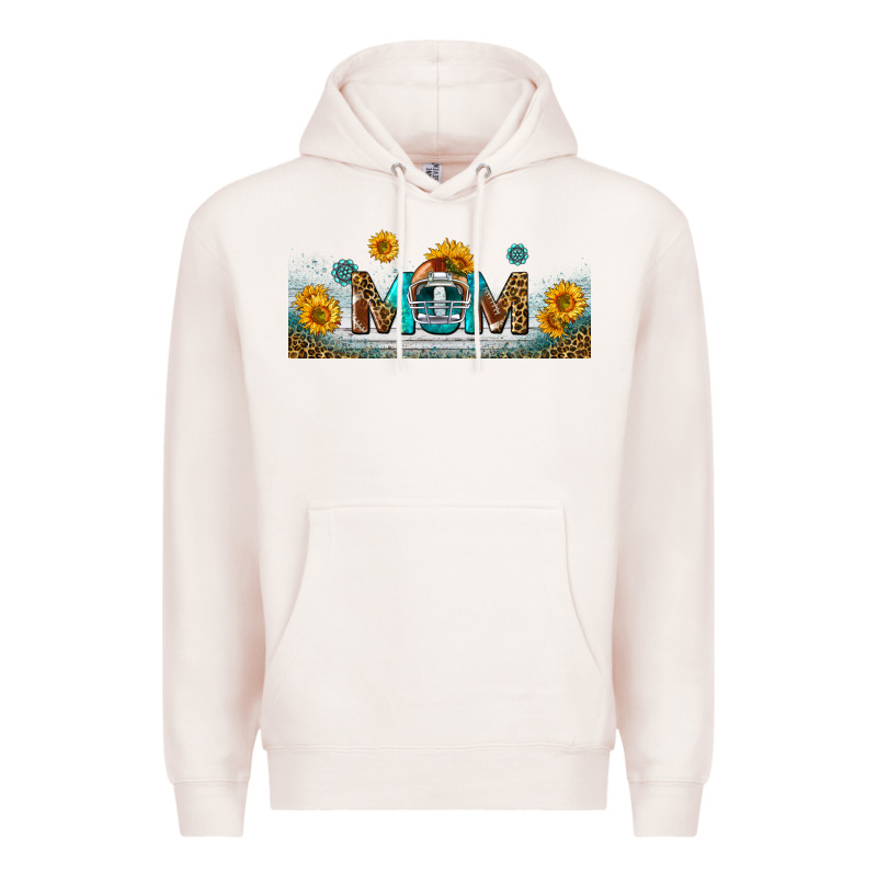 American Football Mom Libbey Glass Premium Hoodie by BundleAndBundleShop | Teevron