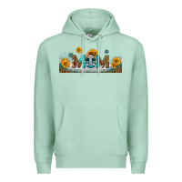 Seafoam american football mom libbey glass Premium Hoodie - BundleAndBundleShop