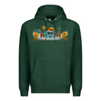 Sports Green american football mom libbey glass Premium Hoodie - BundleAndBundleShop