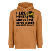 Meerkat i like murder shows comfy clothes and maybe 3 peop Heavyweight Hoodie - MaliasSmallBusiness