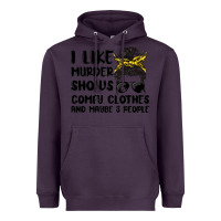 Plum i like murder shows comfy clothes and maybe 3 peop Heavyweight Hoodie - MaliasSmallBusiness