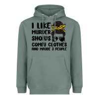 Sage i like murder shows comfy clothes and maybe 3 peop Heavyweight Hoodie - MaliasSmallBusiness