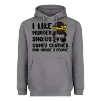 Storm i like murder shows comfy clothes and maybe 3 peop Heavyweight Hoodie - MaliasSmallBusiness