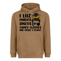 Toasted Coconut i like murder shows comfy clothes and maybe 3 peop Heavyweight Hoodie - MaliasSmallBusiness