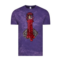 Cloud Purple gobble head Vintage Tee - RanaPortraitStore