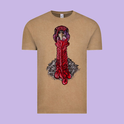 Gobble Head Vintage Tee Designed By Ranaportraitstore