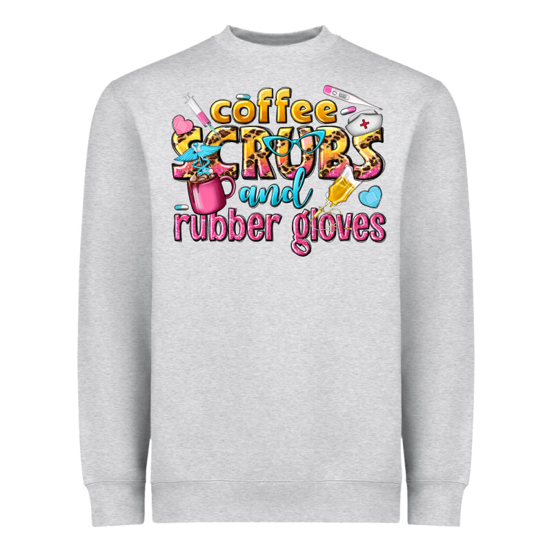 Coffee Scrubs And Rubber Gloves Heavyweight Sweatshirt by texasbilliewilder | Teevron