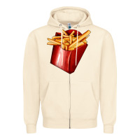 Sandshell french fries Zipper Hoodie - AdoDesignShop