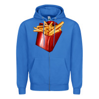 True Royal french fries Zipper Hoodie - AdoDesignShop