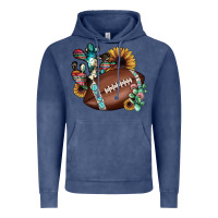 Vintage Denim football cactus sunflower Vintage Hoodie - JahusDesignShop