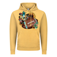 Vintage Mustard football cactus sunflower Vintage Hoodie - JahusDesignShop