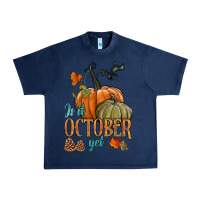 Navy is it october yet Urban Heavy Tee - HRA Design Shop