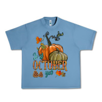 Pebble Blue is it october yet Urban Heavy Tee - HRA Design Shop