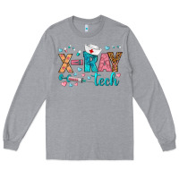 Heather Grey x ray tech Long Sleeve Tee - BundleAndBundleShop
