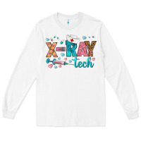 White x ray tech Long Sleeve Tee - BundleAndBundleShop
