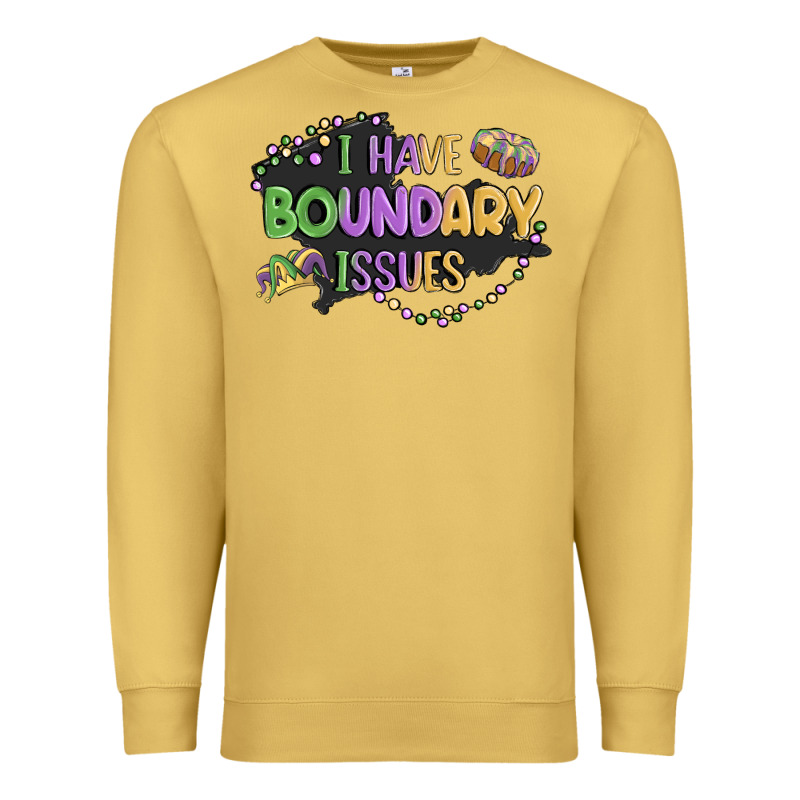 ı Have Boundary ıssues Premium Sweatshirt by MaliasSmallBusiness | Teevron