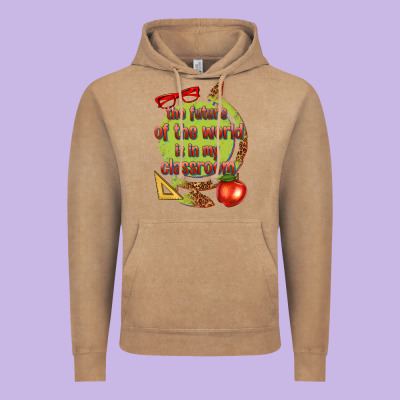 Vintage Hoodie the future of the world is in my classroom