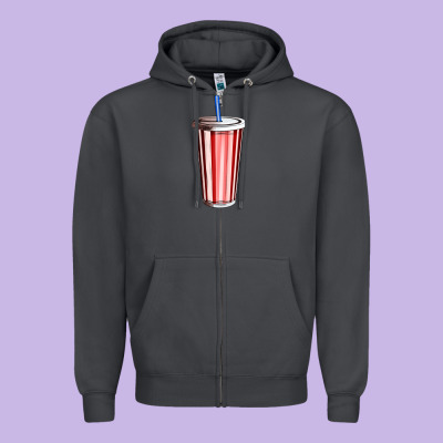 Coke Zipper Hoodie Designed By Adodesignshop