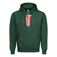 Sports Green coke Zipper Hoodie - AdoDesignShop