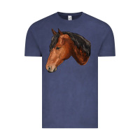 Vintage Denim horse Vintage Tee - RanaPortraitStore