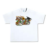 White senior 2023 Urban Heavy Tee - CowhideDigitalArt