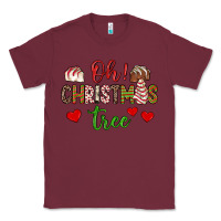 Burgundy oh christmas tree Classic Tee - JahusDesignShop