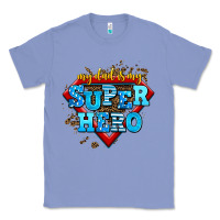 Colony Blue my dad is my super hero Classic Tee - AdoDesignShop