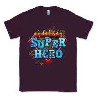 Plum my dad is my super hero Classic Tee - AdoDesignShop