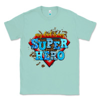 Seafoam my dad is my super hero Classic Tee - AdoDesignShop