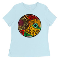 Baby Blue Juneteenth car coaster Ladies Tee - AdoDesignShop