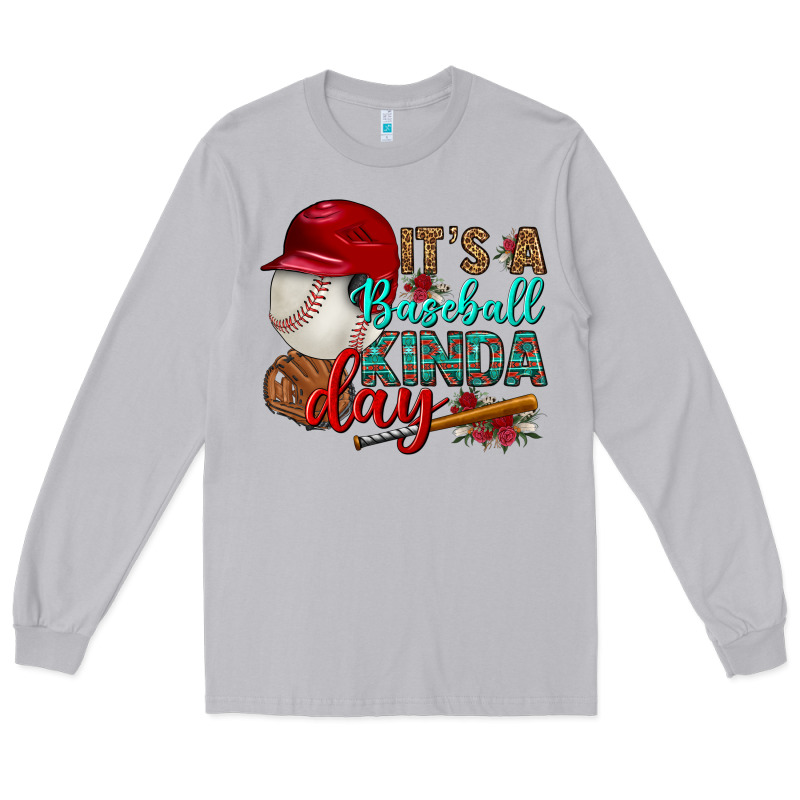 It's A Baseball Kinda Day Long Sleeve Tee by BundleAndBundleShop | Teevron