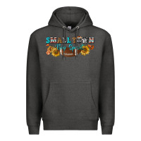Charcoal Heather small town big spirit Premium Hoodie - BundleAndBundleShop